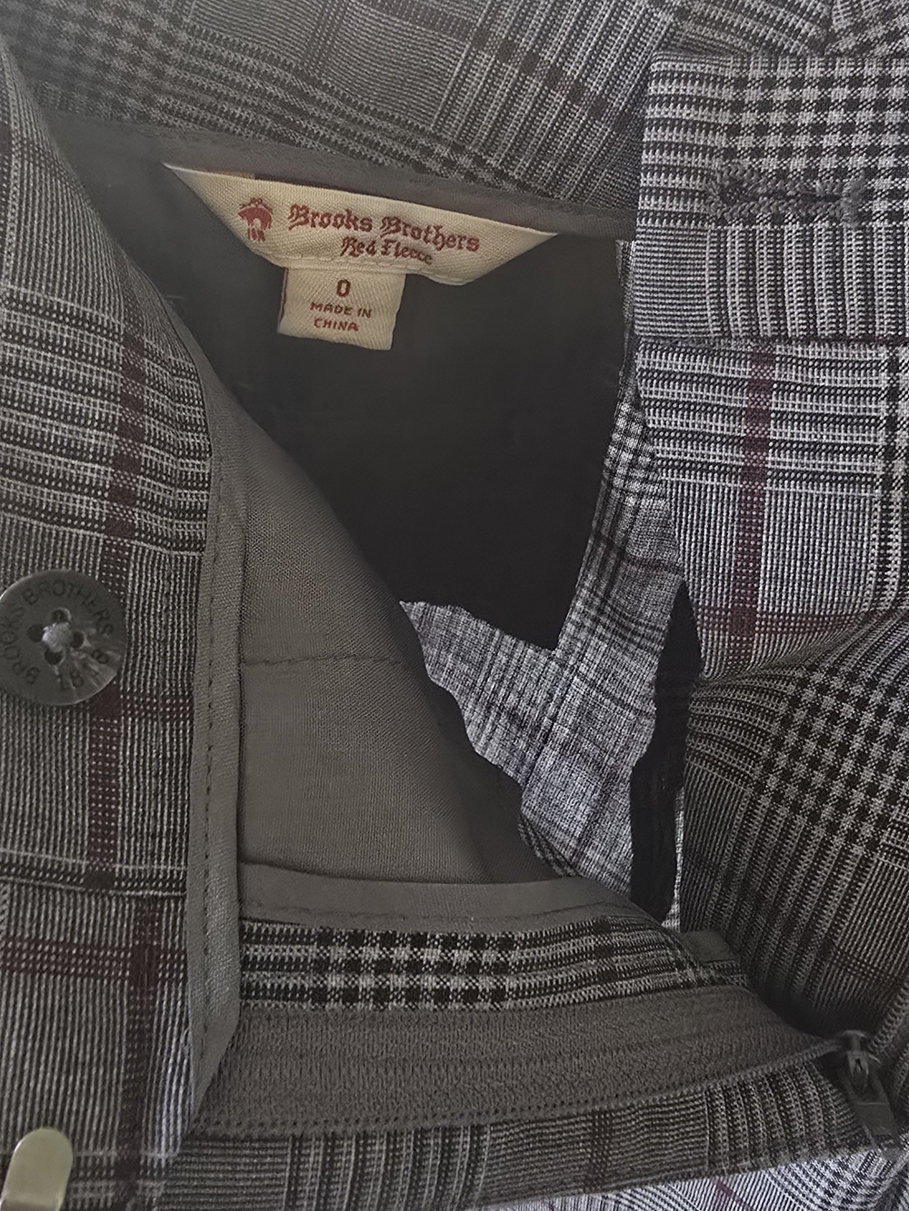 Gray Plaid Two-Piece Suit Blazer & Pants - Picture 5 of 9